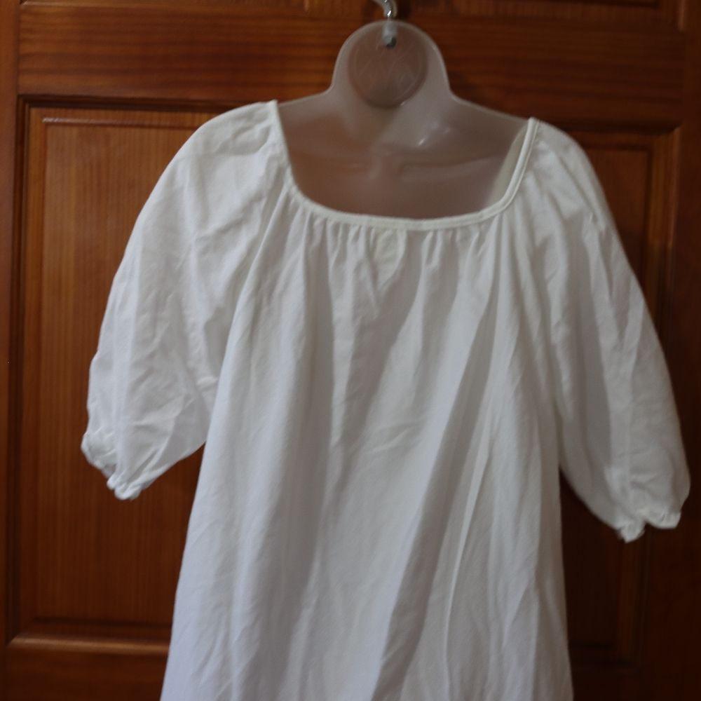 Dreamy Nights By Avon Pink & White Embroidered Floral Floor Length Night Gown M - Picture 10 of 14